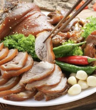 Giò heo muối chiên giòn