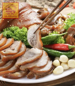Giò heo muối chiên giòn