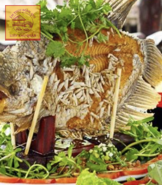 Cá tai tượng chiên xù
